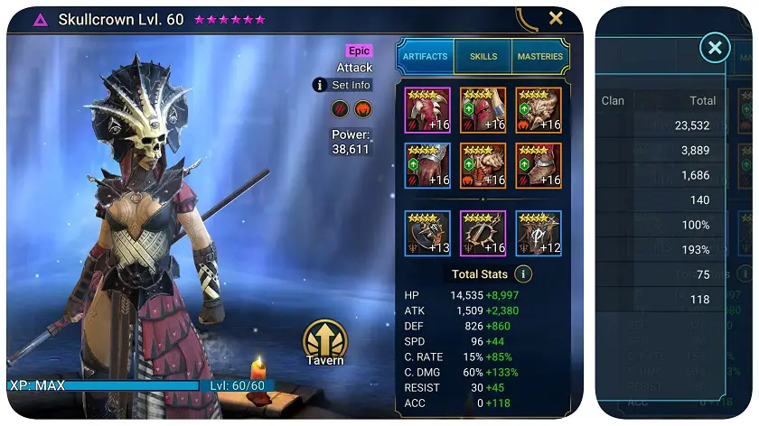 Raid Shadow Legends Cruel Set