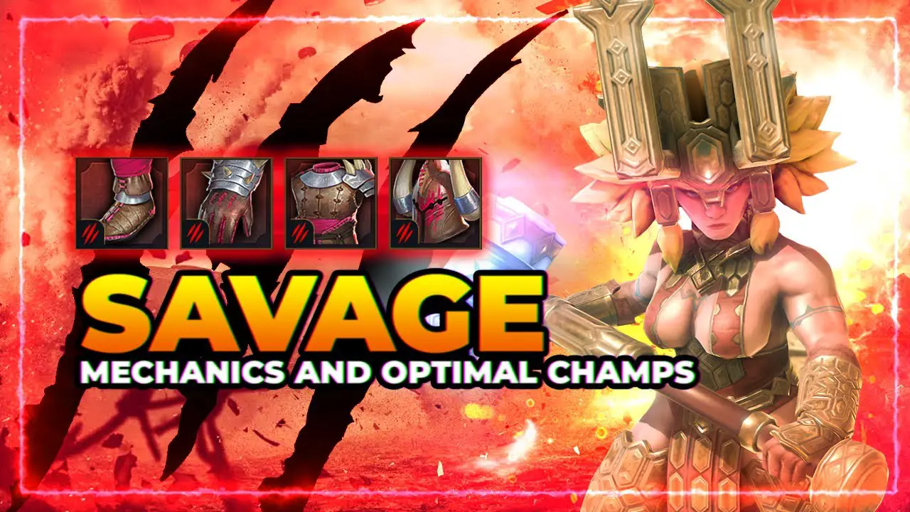 Raid Shadow Legends Savage Set Featured Image