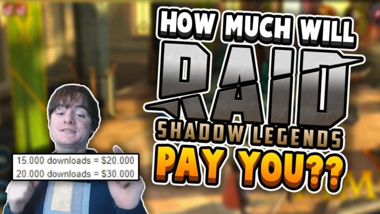how much is a raid shadow legends sponsorship